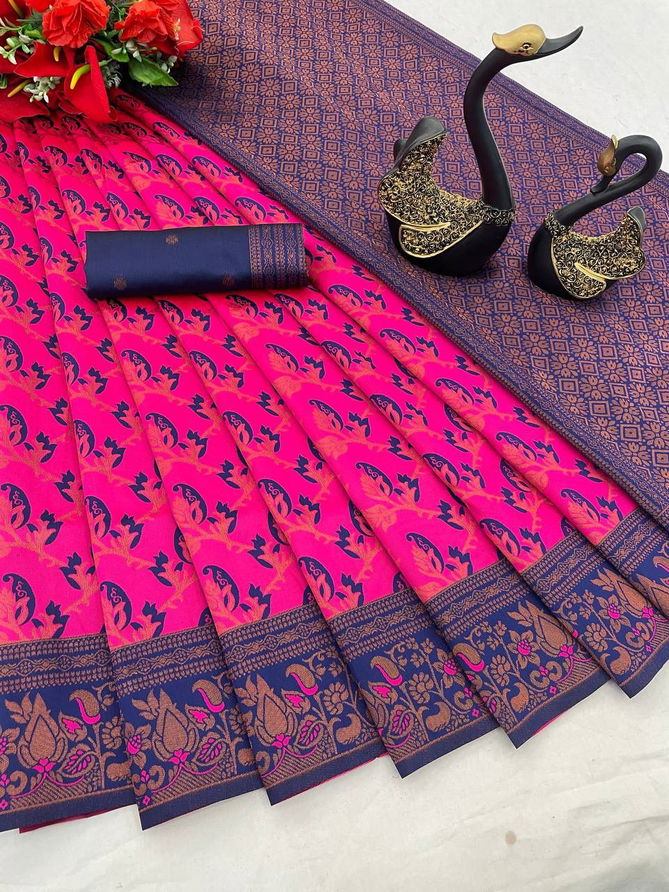 SF 645 Copper Zari Tissue Kanchi Designer Sarees Wholesale Clothing Suppliers In India
